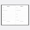 The Everything Planner opened goal setting pages