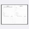 The Everything Planner opened goal setting pages