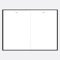 The Everything Planner opened blank page