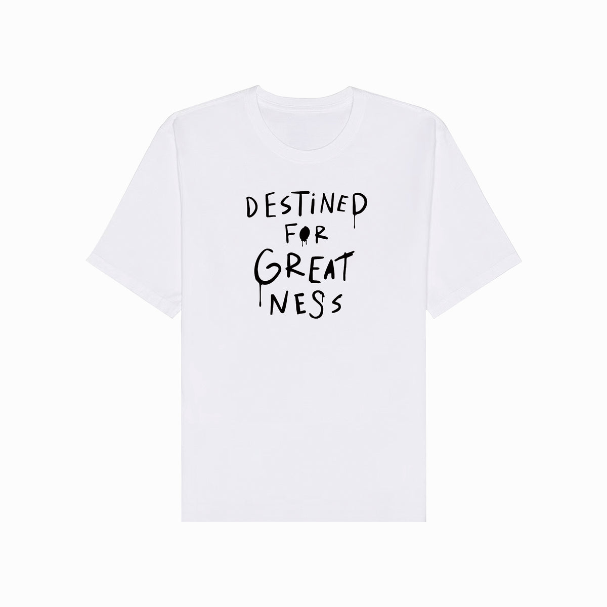 Destined for Greatness white tshirt